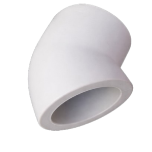 Semicodo polipropileno 125mm termofusión