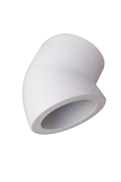 Semicodo polipropileno 200mm termofusión