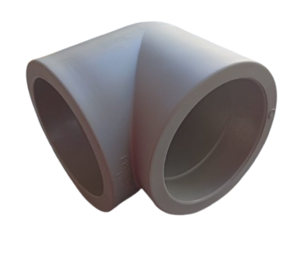 Codo polipropileno 200mm termofusión - Image 2