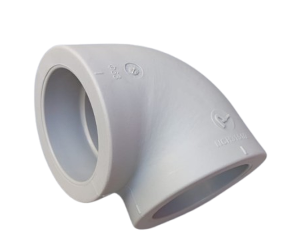 Codo polipropileno 63mm termofusión - Image 2