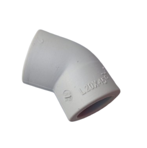 Semicodo polipropileno 20mm termofusión - Image 2