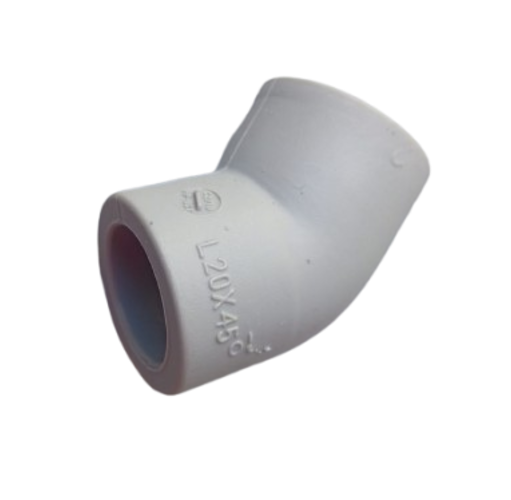 Semicodo polipropileno 20mm termofusión