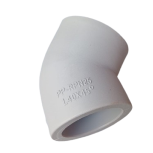 Semicodo polipropileno 40mm termofusión